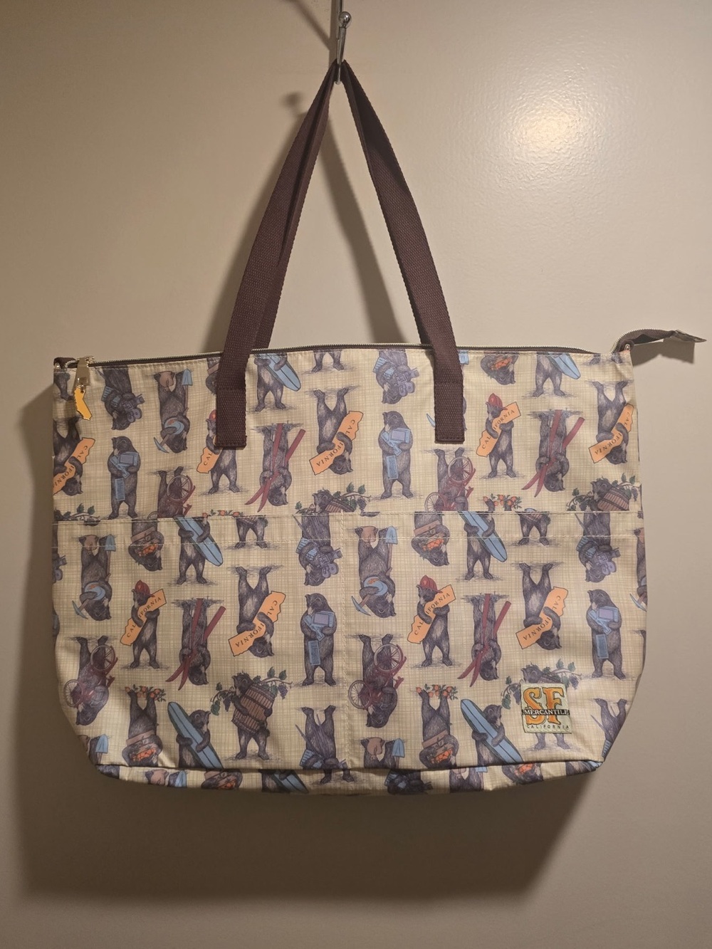 SF Mercantile California Bear Tote Bag